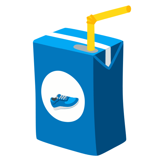 beverage box athletic shoe