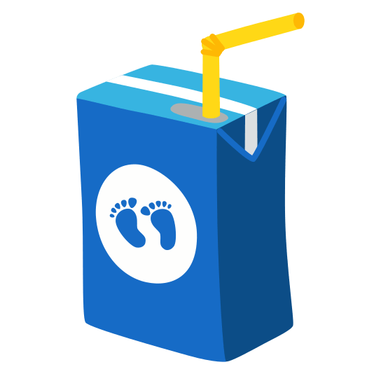 beverage box footprints