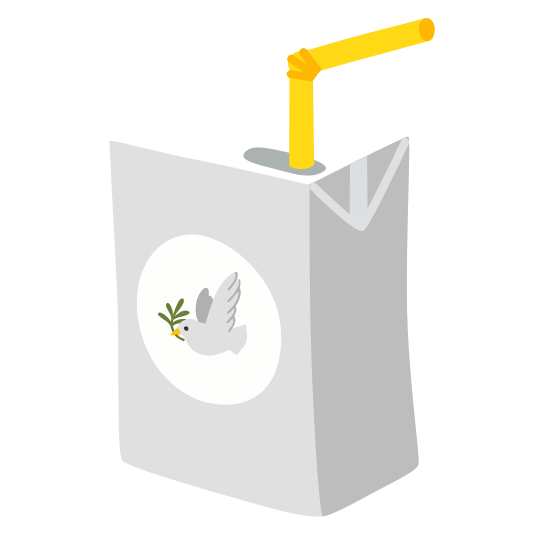 beverage box dove of peace