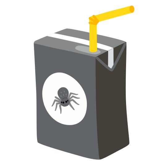 beverage box spider