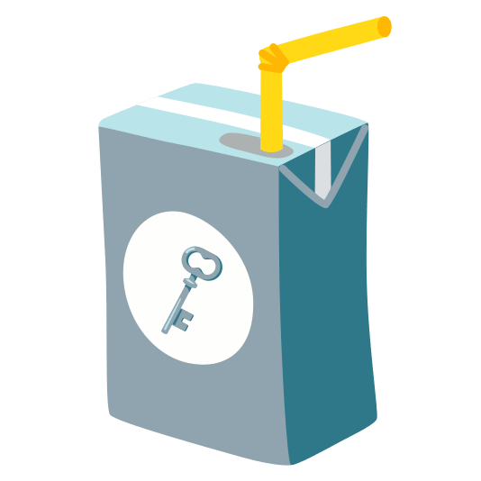 beverage box old key