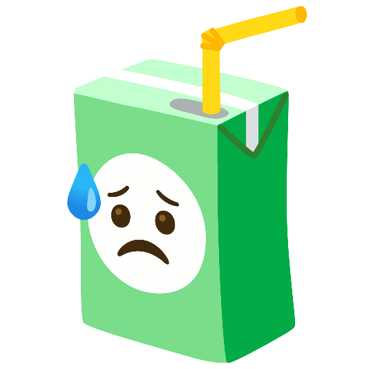 beverage box disappointed relieved