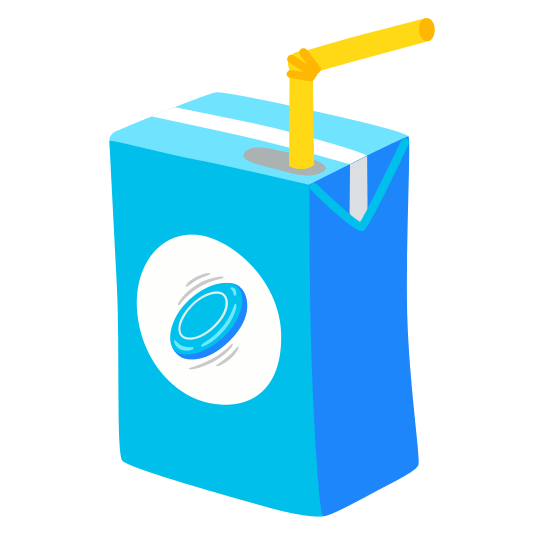 beverage box flying disc