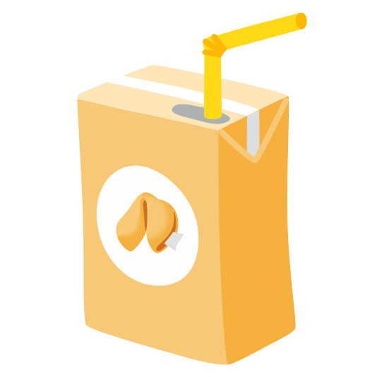 beverage box fortune cookie