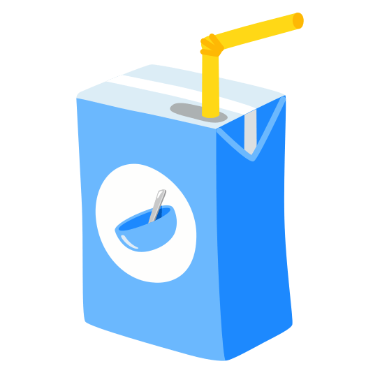 beverage box bowl with spoon