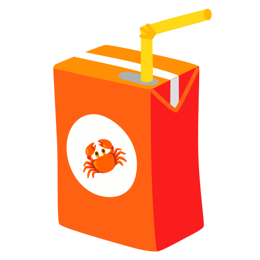 beverage box crab