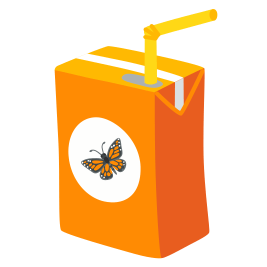 beverage box butterfly