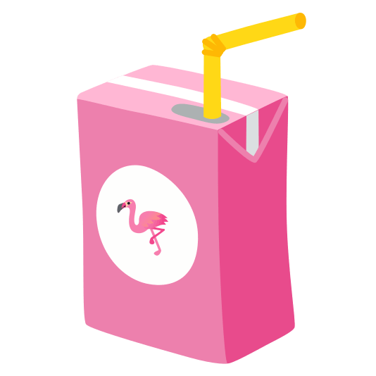 beverage box flamingo