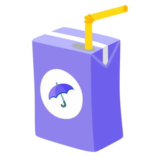 beverage box umbrella