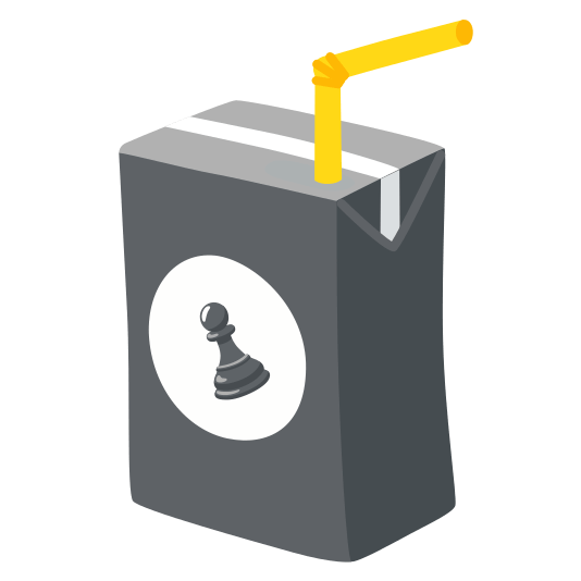 beverage box chess pawn