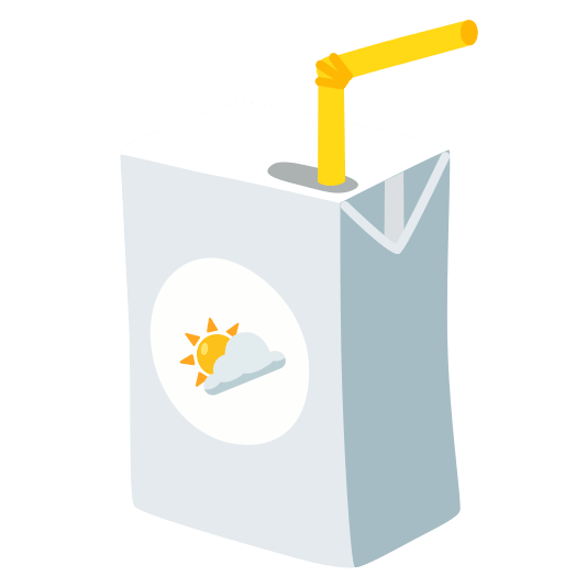 beverage box partly sunny