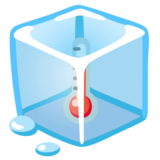 ice cube thermometer