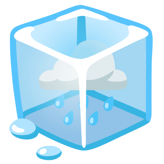 ice cube rain cloud