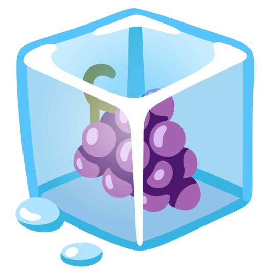 ice cube grapes