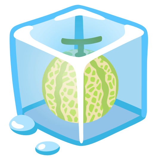 ice cube melon