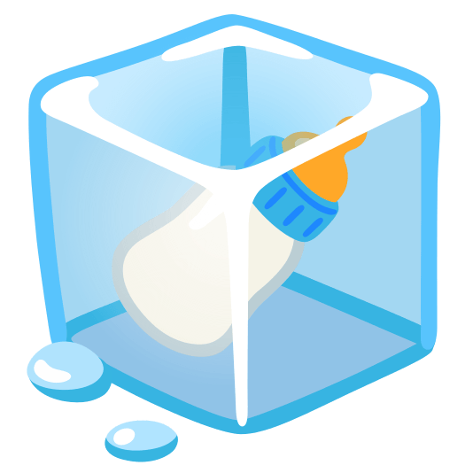 ice cube baby bottle