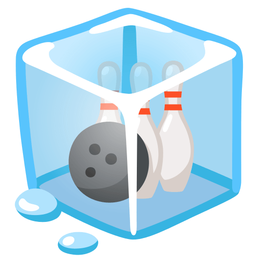 ice cube bowling