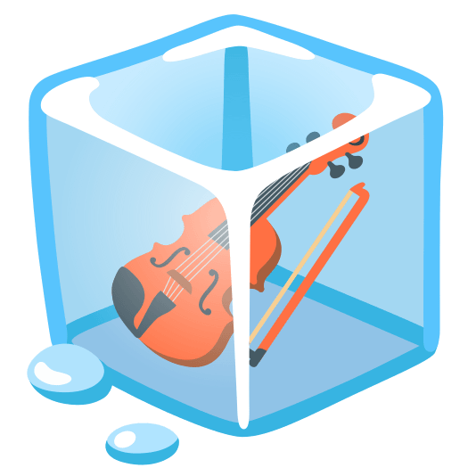 ice cube violin