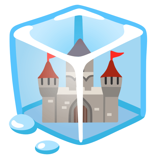 ice cube european castle