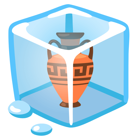 ice cube amphora