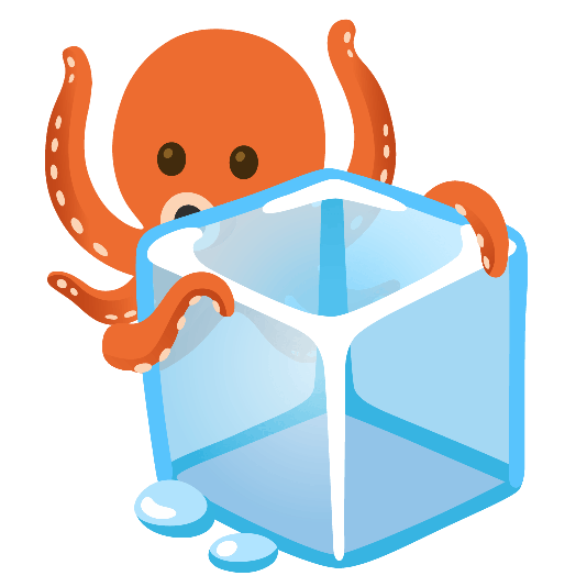 ice cube octopus