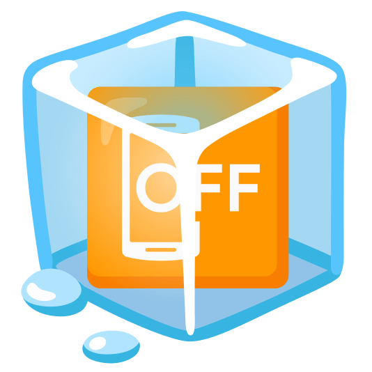 ice cube mobile phone off