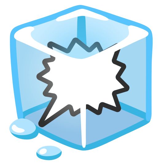 ice cube right anger bubble