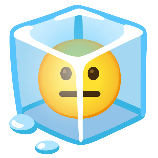 ice cube neutral face