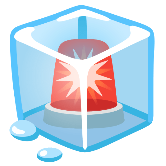 ice cube rotating light