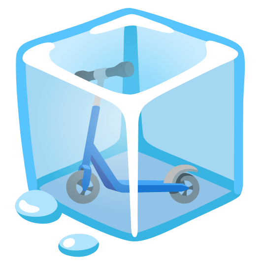 ice cube scooter