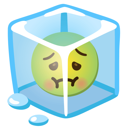ice cube nauseated face