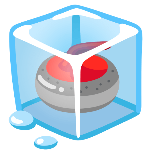 ice cube curling stone