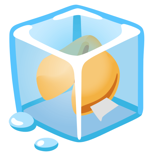 ice cube fortune cookie