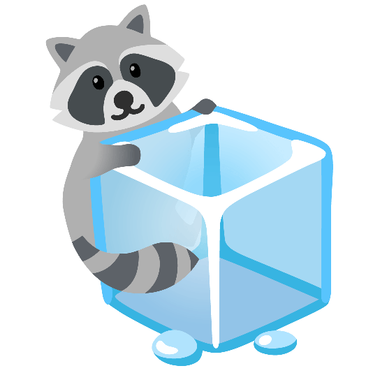 ice cube raccoon