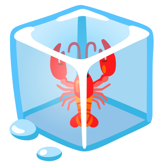 ice cube lobster