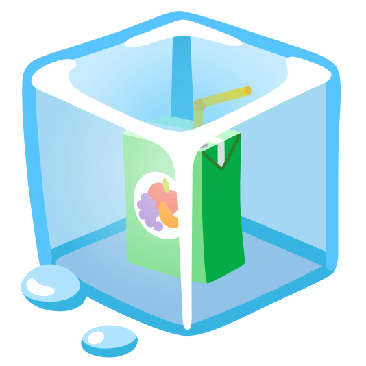 ice cube beverage box