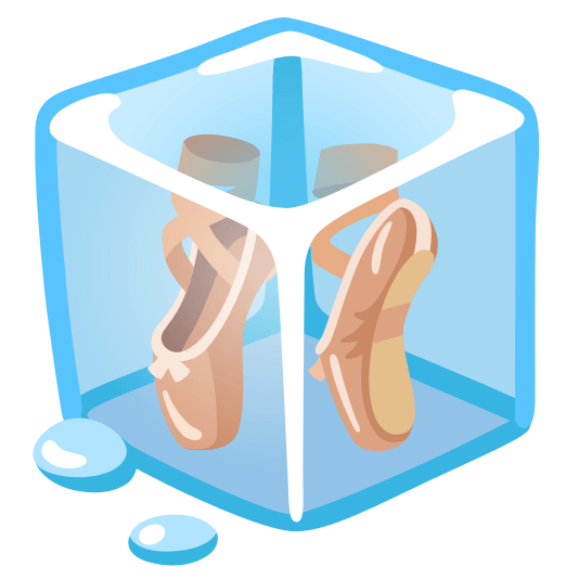 ice cube ballet shoes