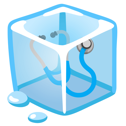 ice cube stethoscope