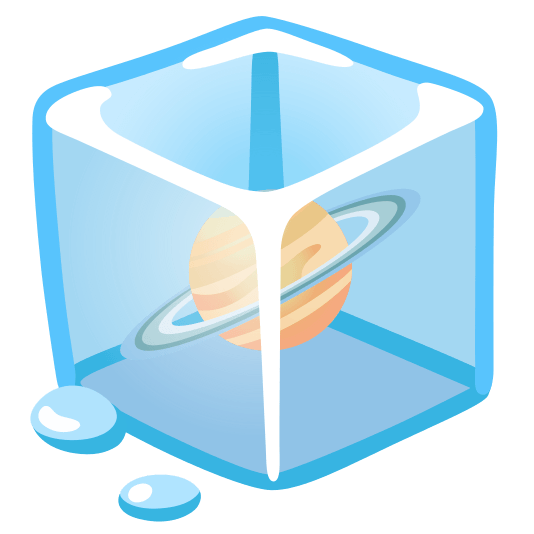 ice cube ringed planet