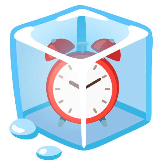 ice cube alarm clock