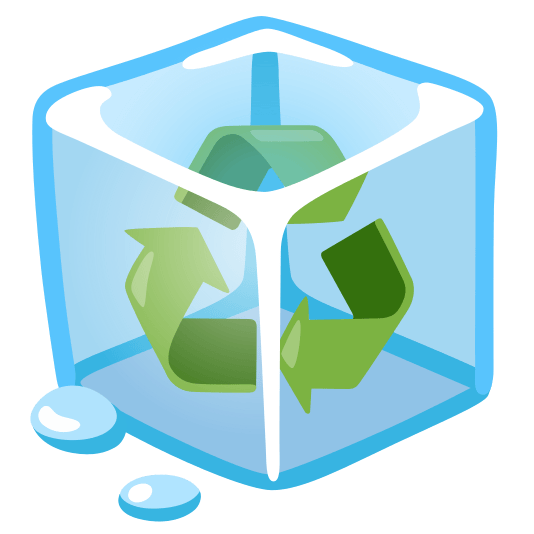 ice cube recycle
