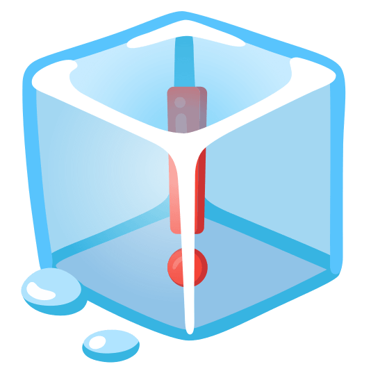 ice cube exclamation