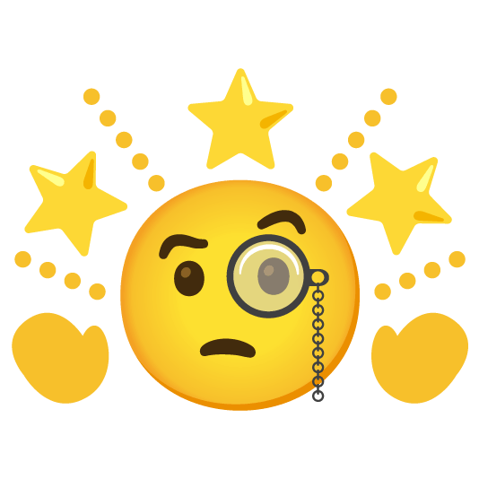 face with monocle star2