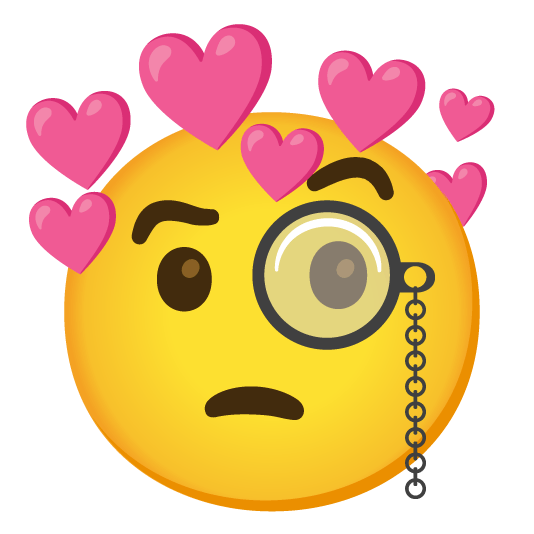 face with monocle cupid