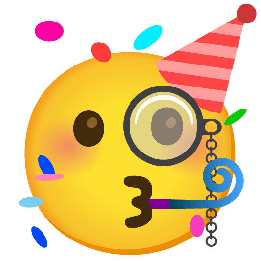 face with monocle partying face