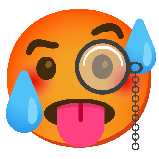 face with monocle hot face