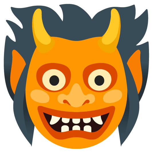 orange heart japanese ogre