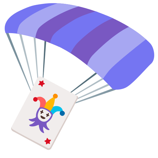 parachute black joker