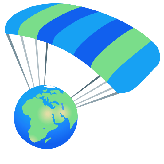 parachute earth africa