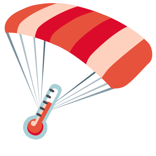 parachute thermometer